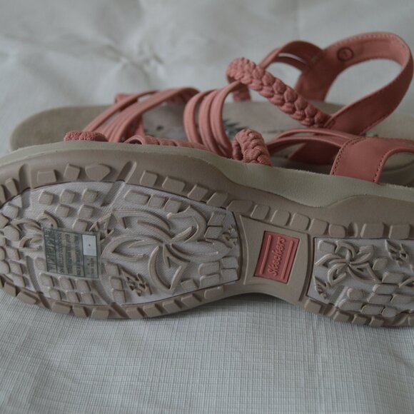 Skechers Sandals Reggae Slim - In-Love Coral Size 7 (New) - Picture 6 of 9